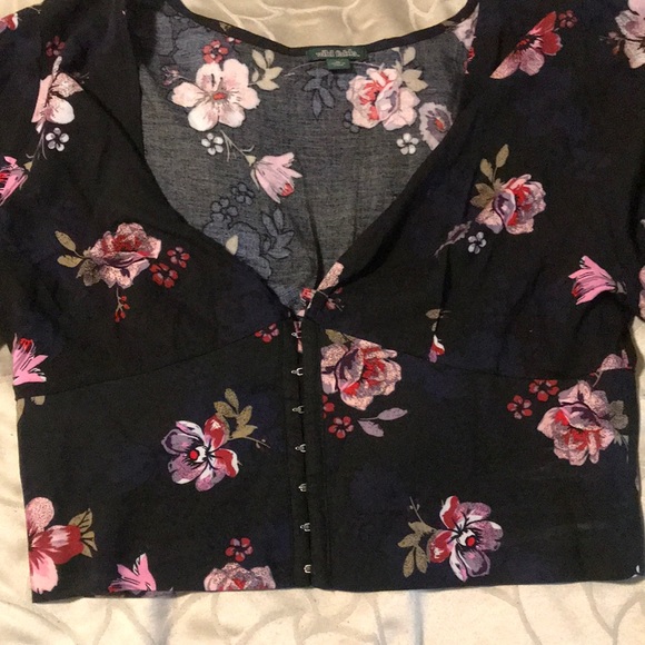 Floral crop top wild fable - Picture 2 of 3